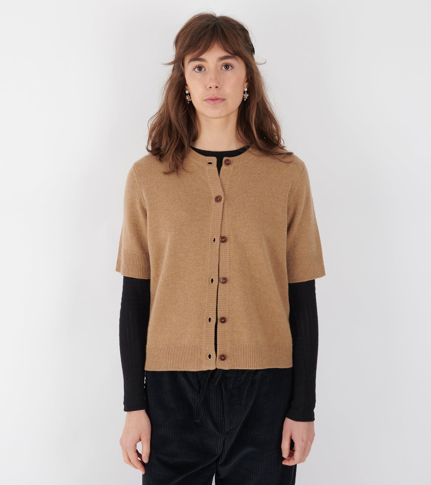 Diana Cardigan Camel