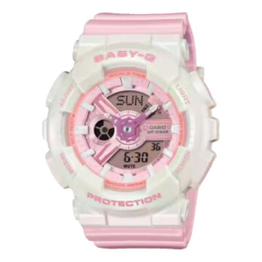 (WMNS) CASIO Baby G BA-110 Series 'White Pink' BA-110PD-4A
