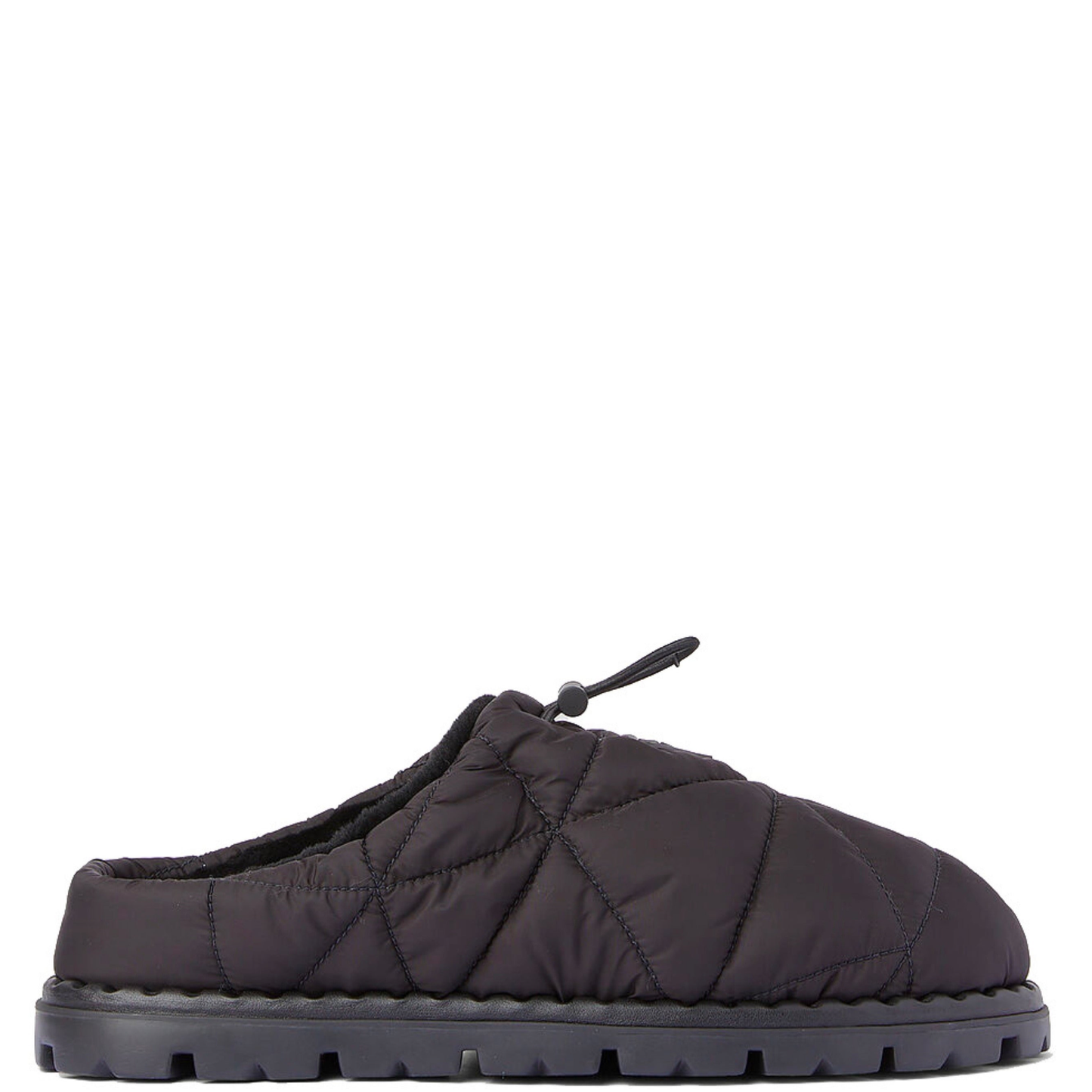 Prada Black Nylon Mule