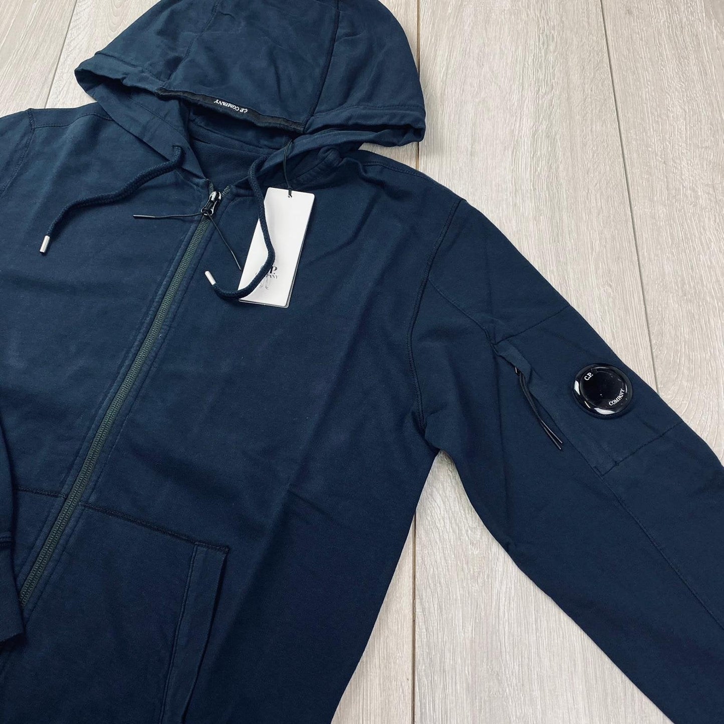 CP Company Zip Hoodie - Navy