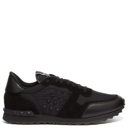 Valentino Black Rockstud Rockrunner