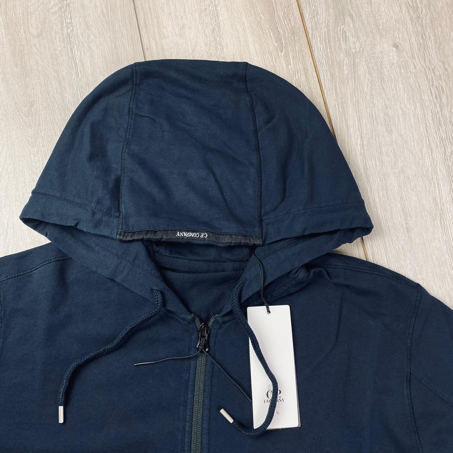 CP Company Zip Hoodie - Navy
