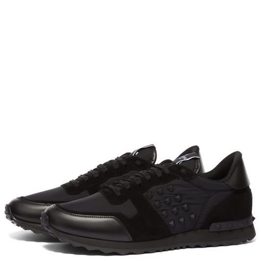 Valentino Black Rockstud Rockrunner