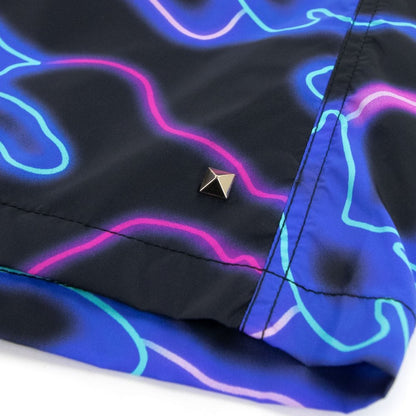 Valentino Neon Camouflage Swimshorts
