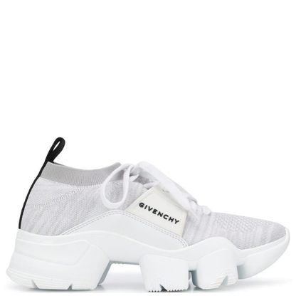 Givenchy White & Grey Sock Sneakers