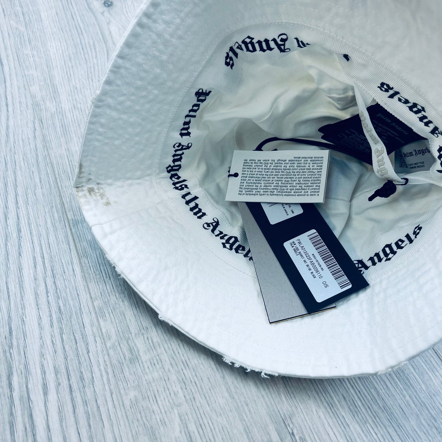 Palm Angels Bucket Hat - White