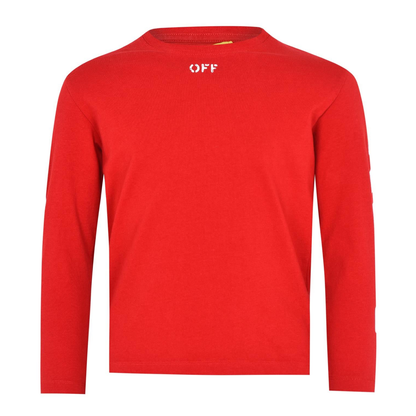 Kids Off-White Red Stamp T-Shirt