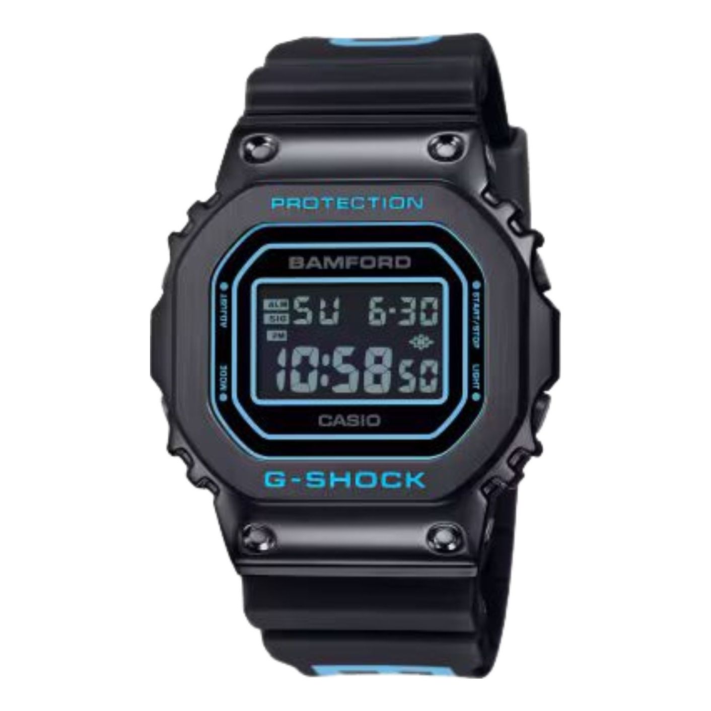CASIO x Bamford London 5600 Series Digital 'Black Blue' GM5600BWD-1