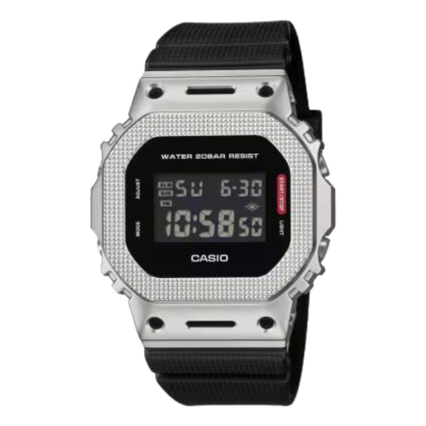 Casio G-STEEL Digital GM5600 Series 'Silver Black' GM5600M-1