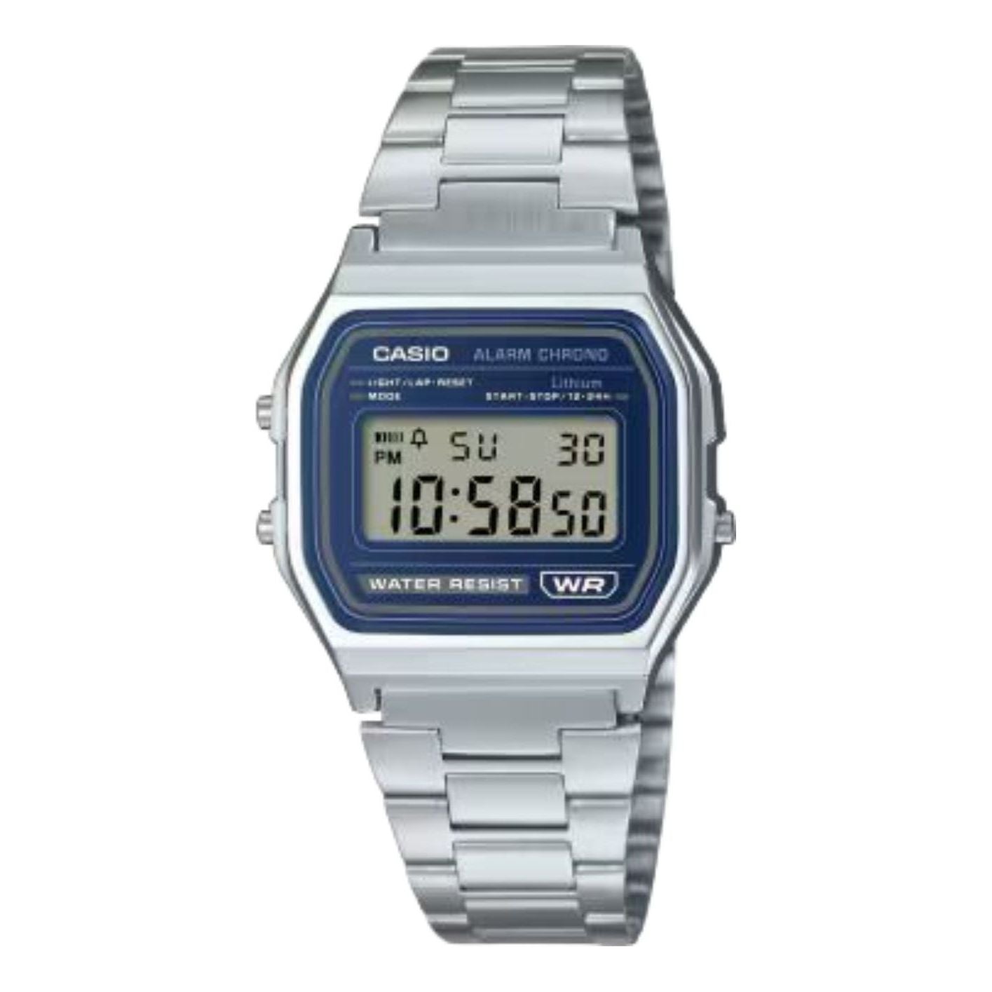 CASIO Vintage A158 Series 'Silver Blue' A158WEA-2