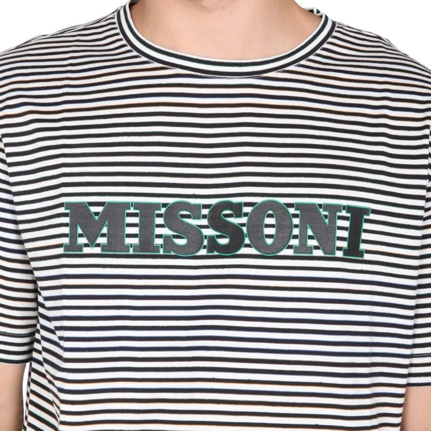 Missoni Stripe Logo T-Shirt