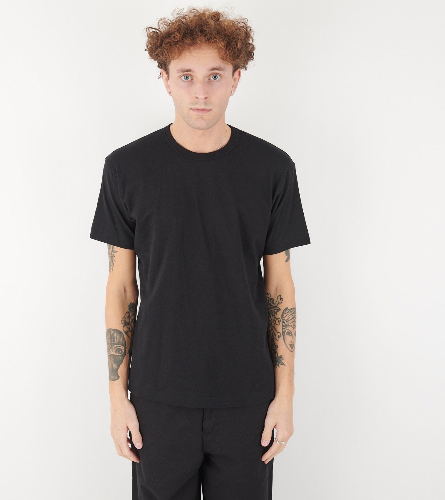 U Backside Heart T-shirt Black/Black