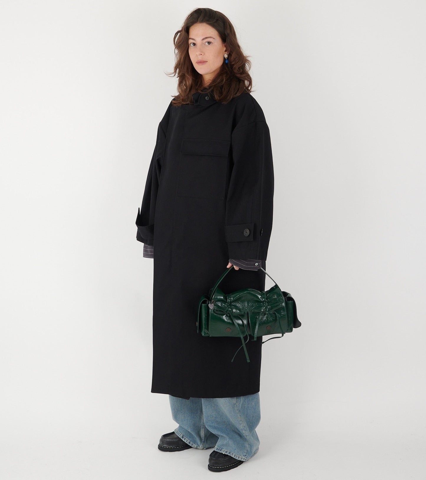 Water Resistant Coat Black