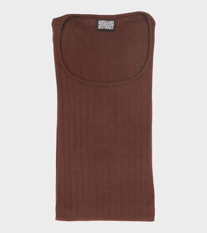 101 Rib Solid Colour Brown