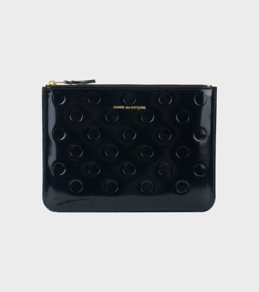 Dots Clutch Black/Black