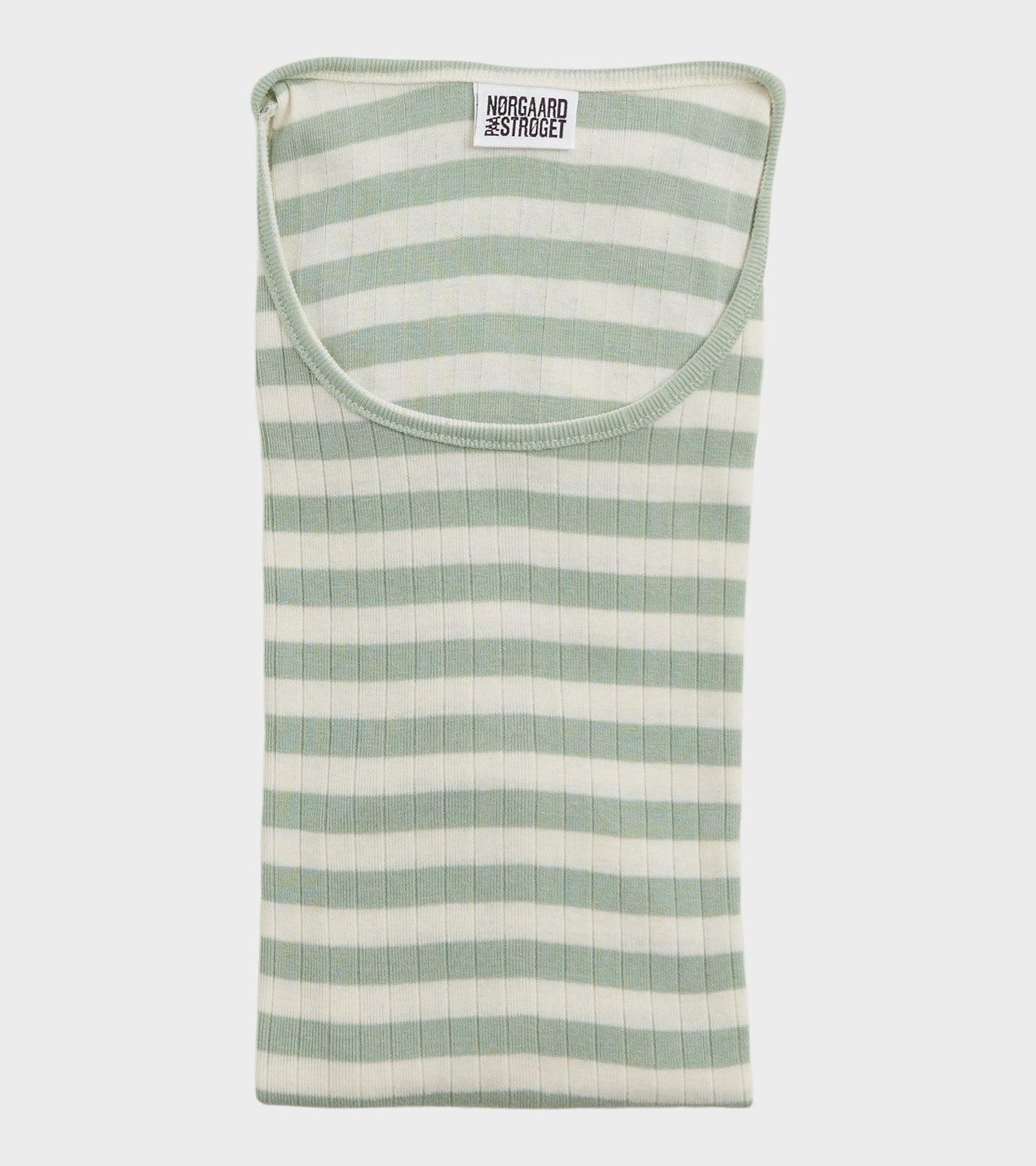 101 Rib Extra Broadway Stone Green/Ecru