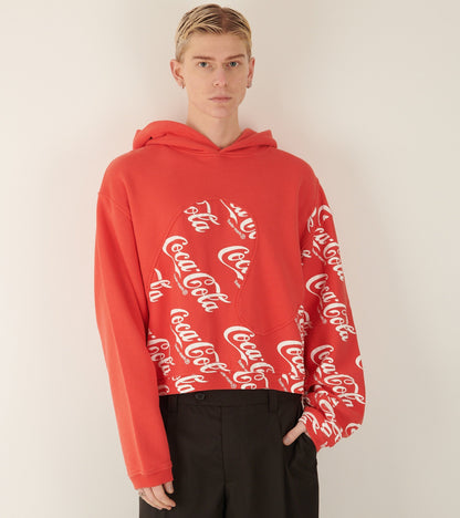 Coca Cola Swirl Hoodie Red