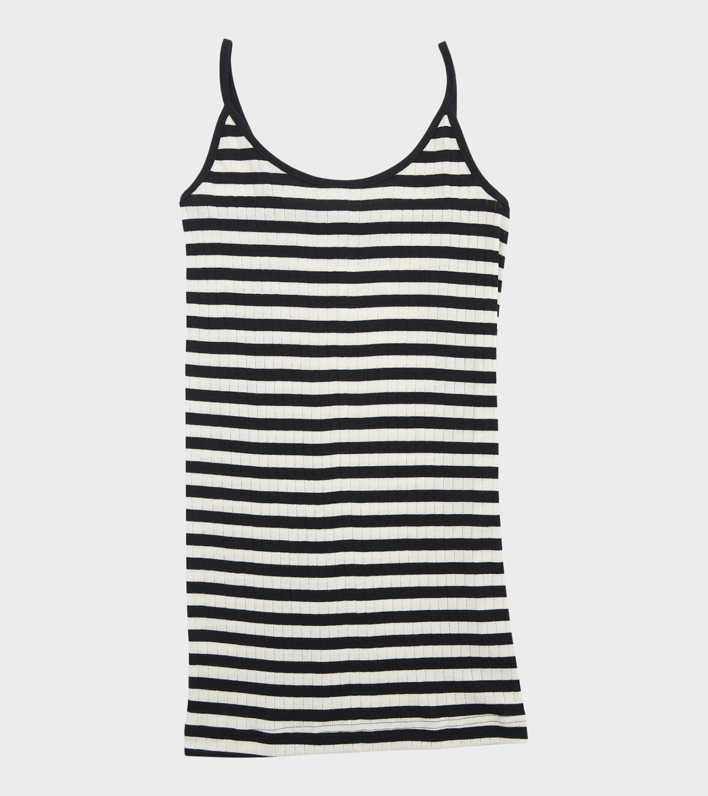 101 Strap Top Black/Ecru