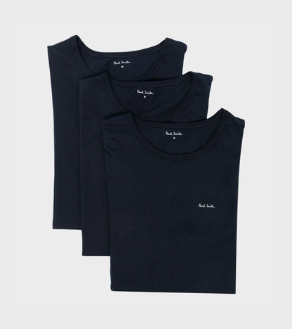MENS REG FIT T-SHIRT 3-PACK NAVY