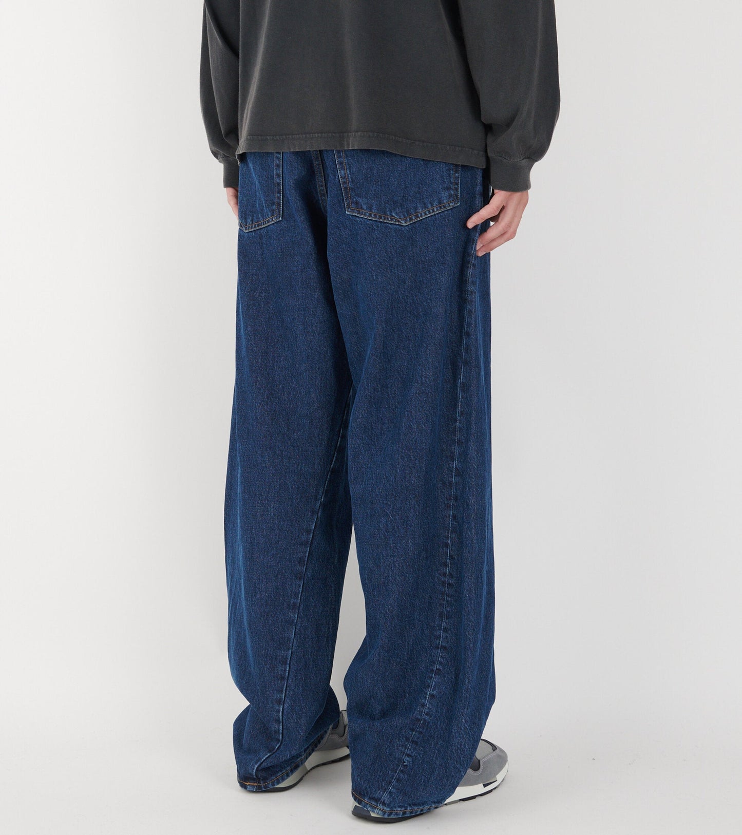 Wide Twist Jeans Rinse Blue