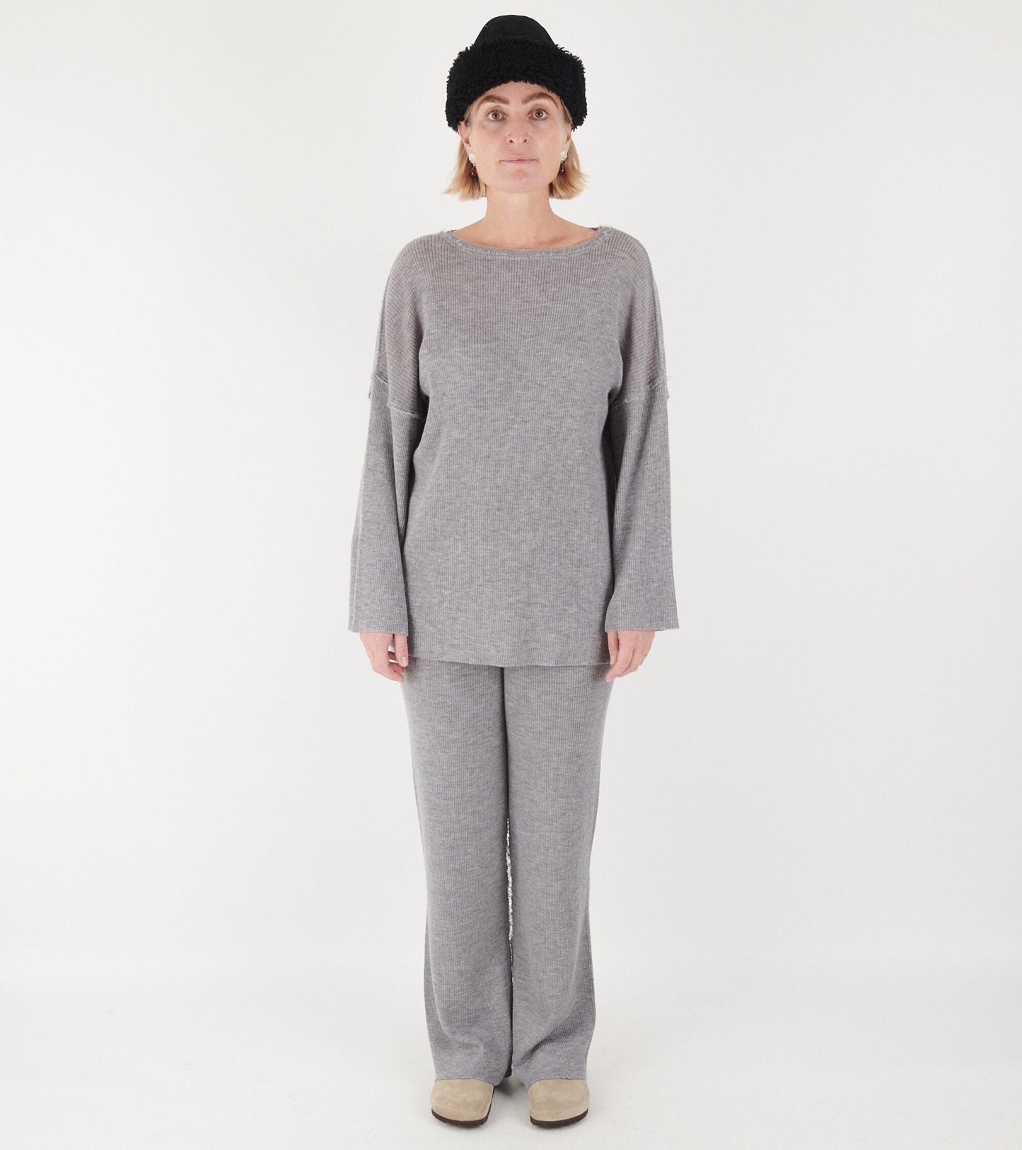 Bella Pants Light Grey