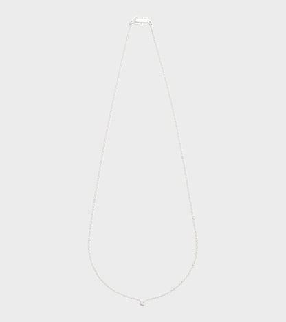 Oda Floating Necklace Silver