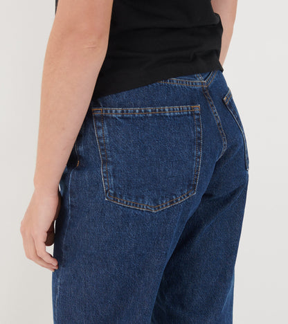 Wide Twist Jeans Rinse Blue