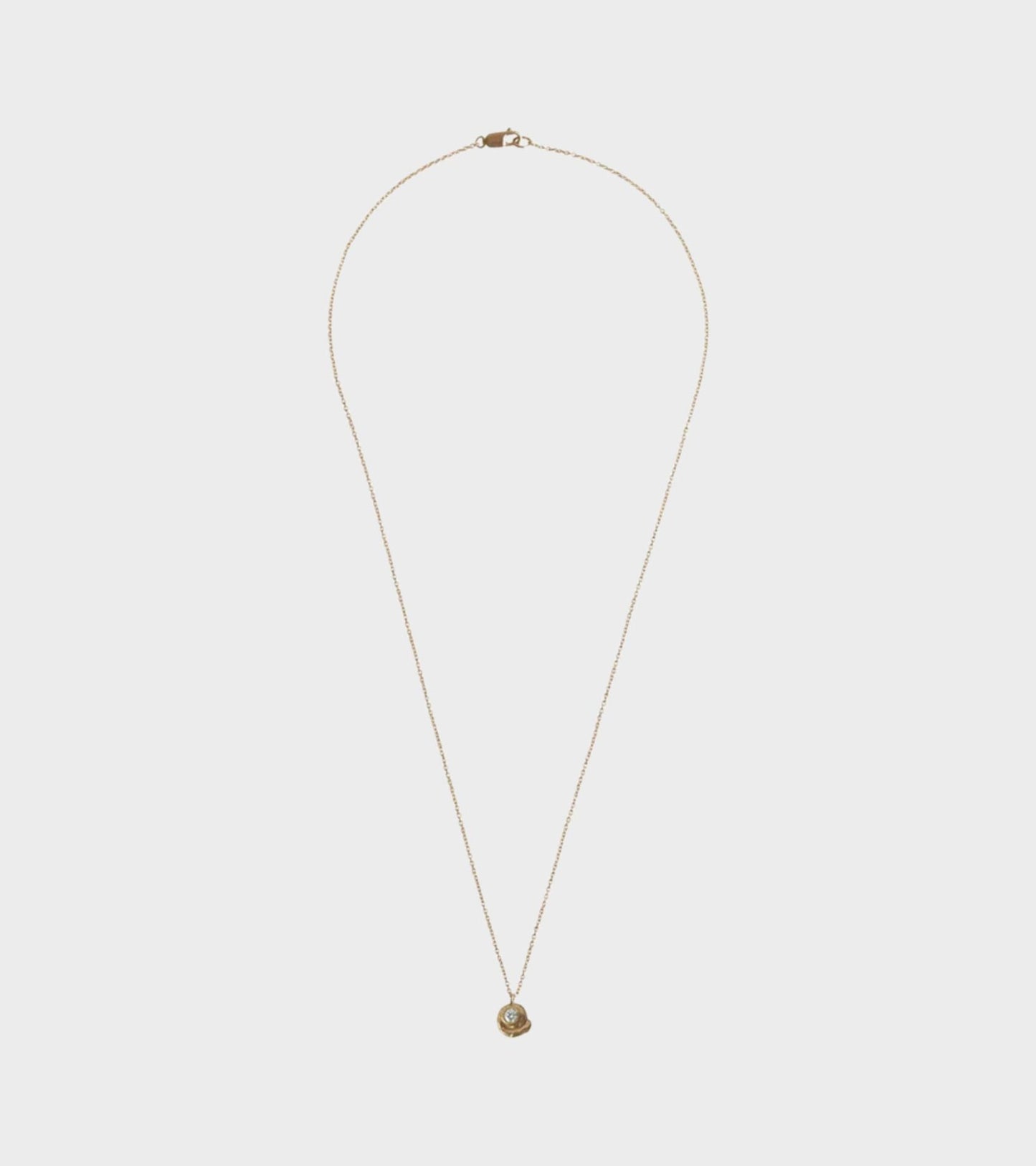 Fern Diamond Necklace Gold