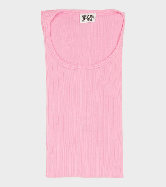 101 Rib Solid Colour Bubblegum Pink