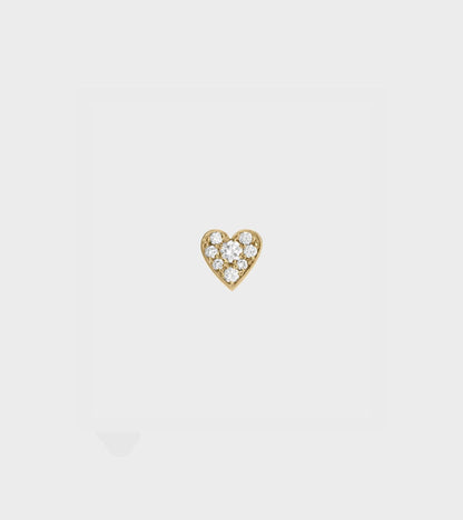 Petit Coeur Earring Gold
