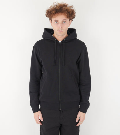 U Backside Red Heart Hoodie Black