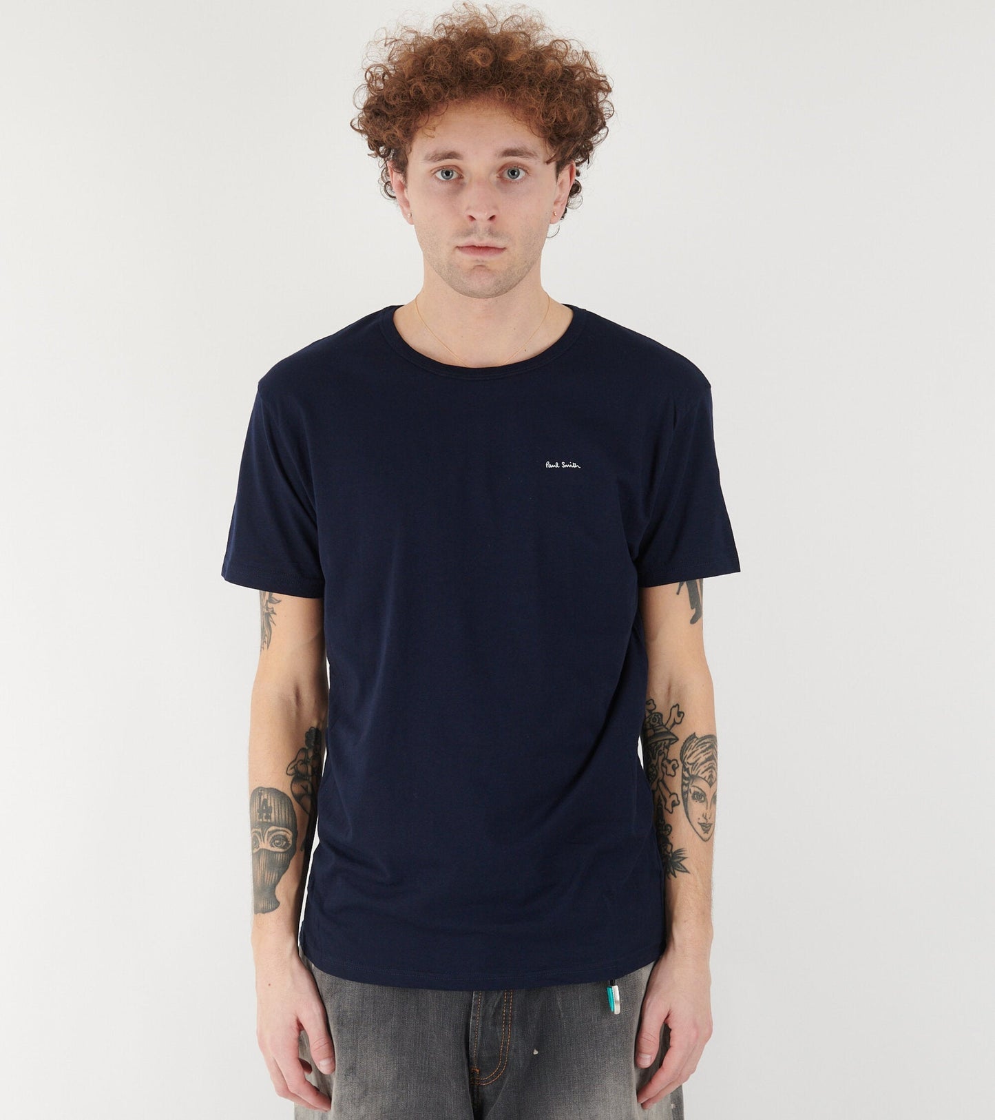 MENS REG FIT T-SHIRT 3-PACK NAVY