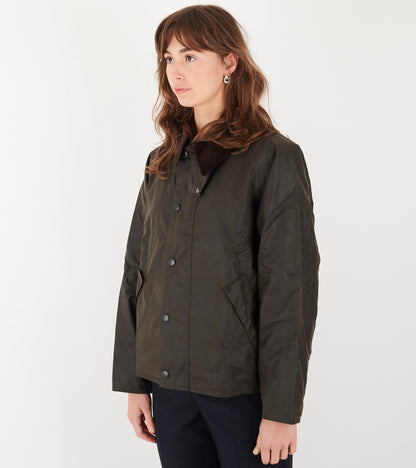 Transport Wax Jacket Dark Olive
