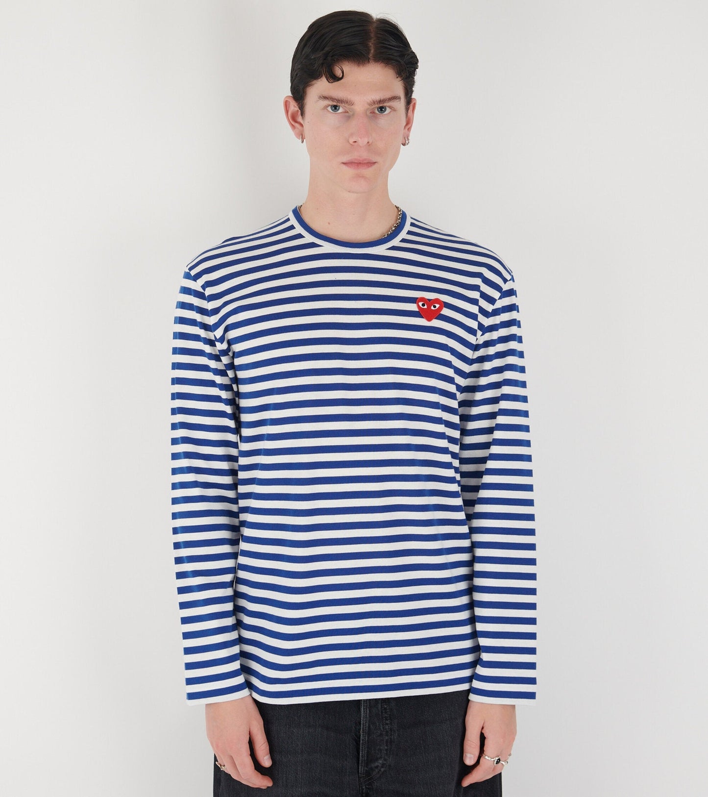 U Striped LS T-shirt Blue