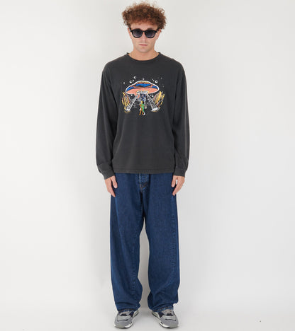 Wide Twist Jeans Rinse Blue
