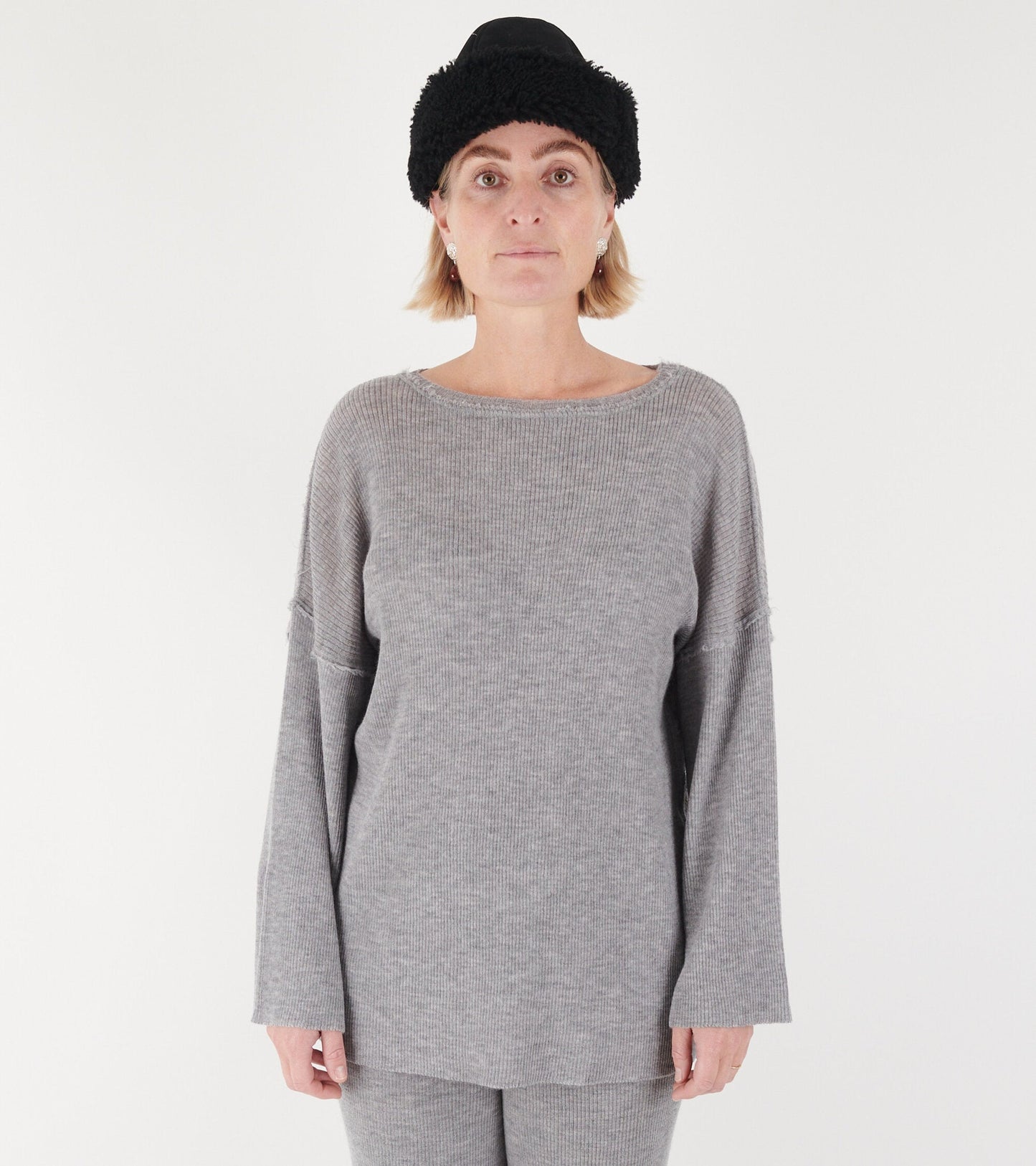 Billa Knit Light Grey