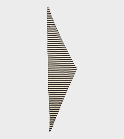Scarf Triangle Black/Ecru