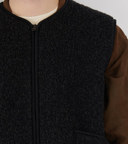 Zip Vest Black