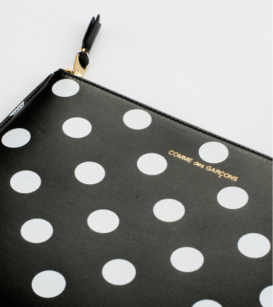 Dots Clutch Black/White