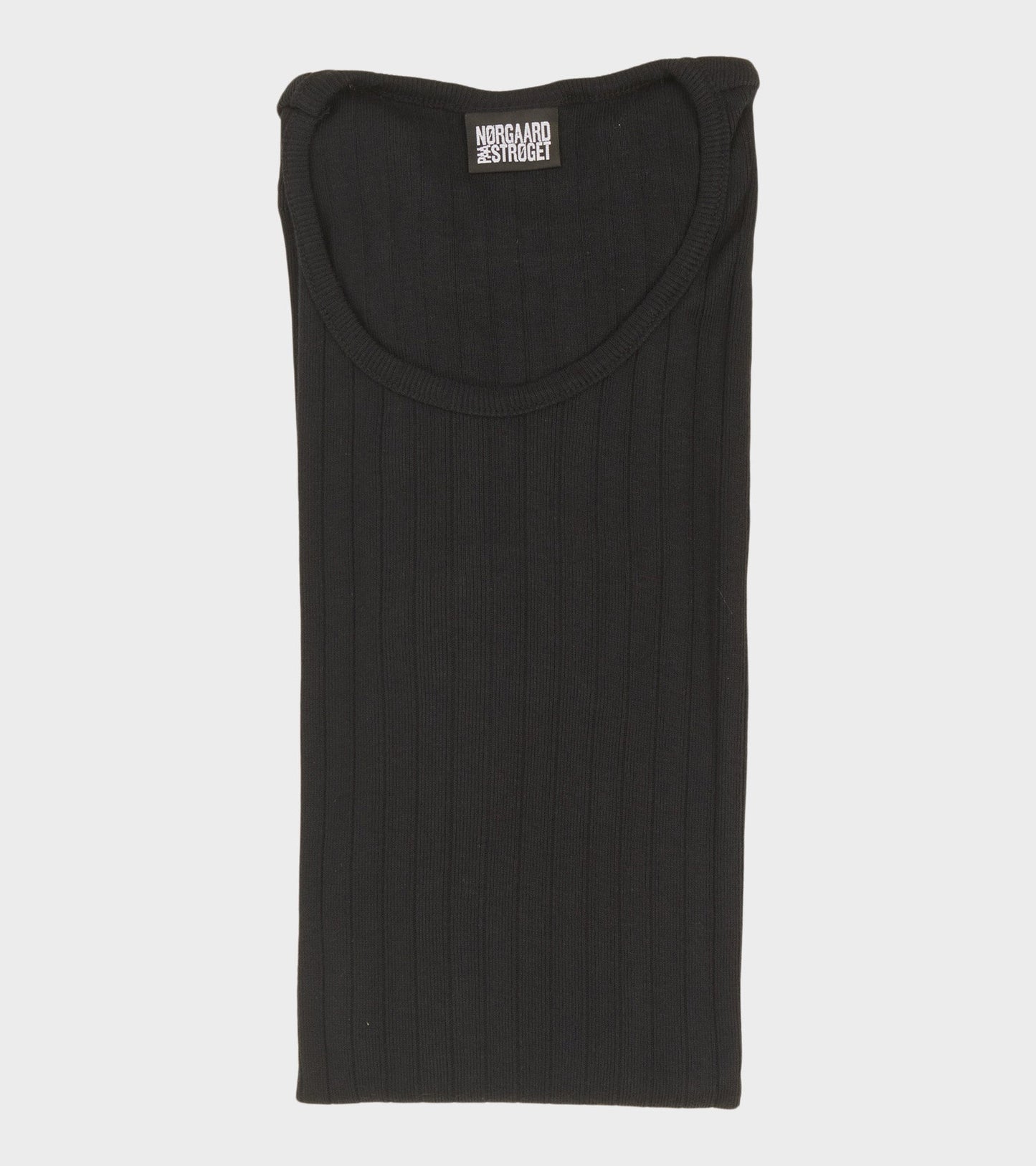 101 Rib Solid Colour Black