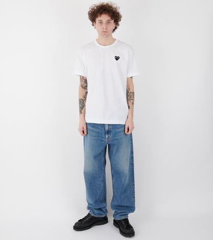 U Black Heart T-shirt White