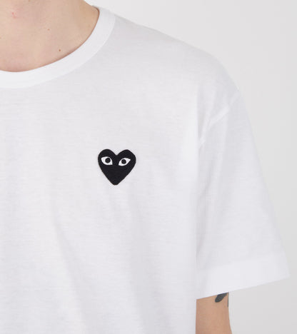 U Black Heart T-shirt White