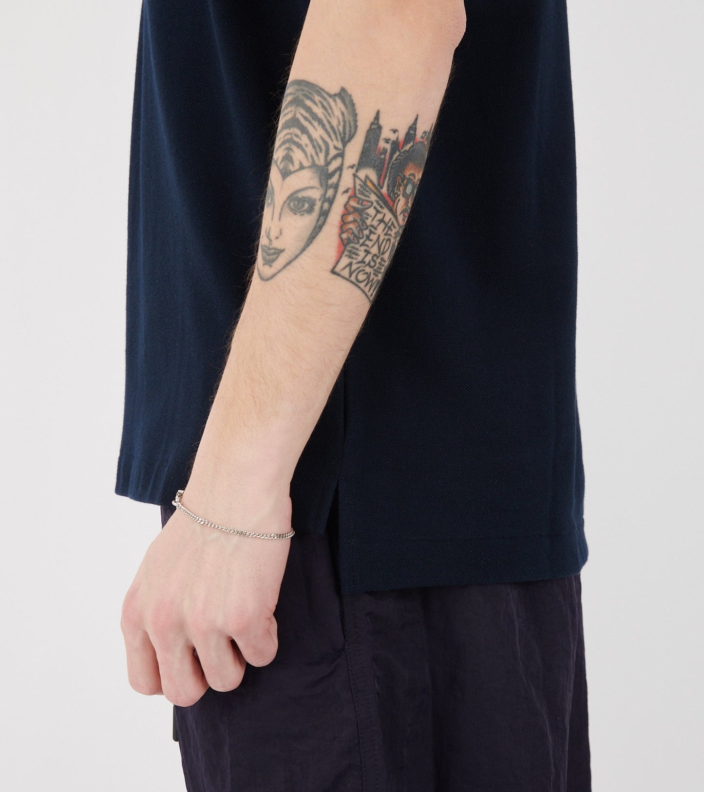 U Red Heart S/S Polo Navy