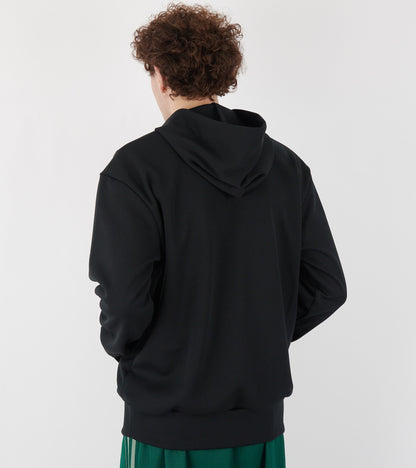 U Red Heart Zip Hoodie Black