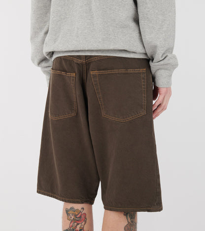 Wide Twist Short Vintage Brown