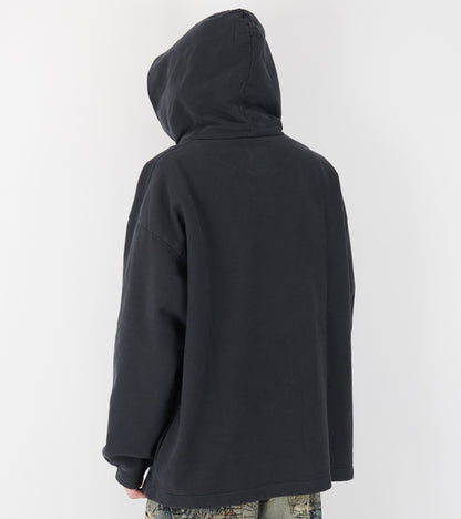 Logo Stamp Hoodie Black