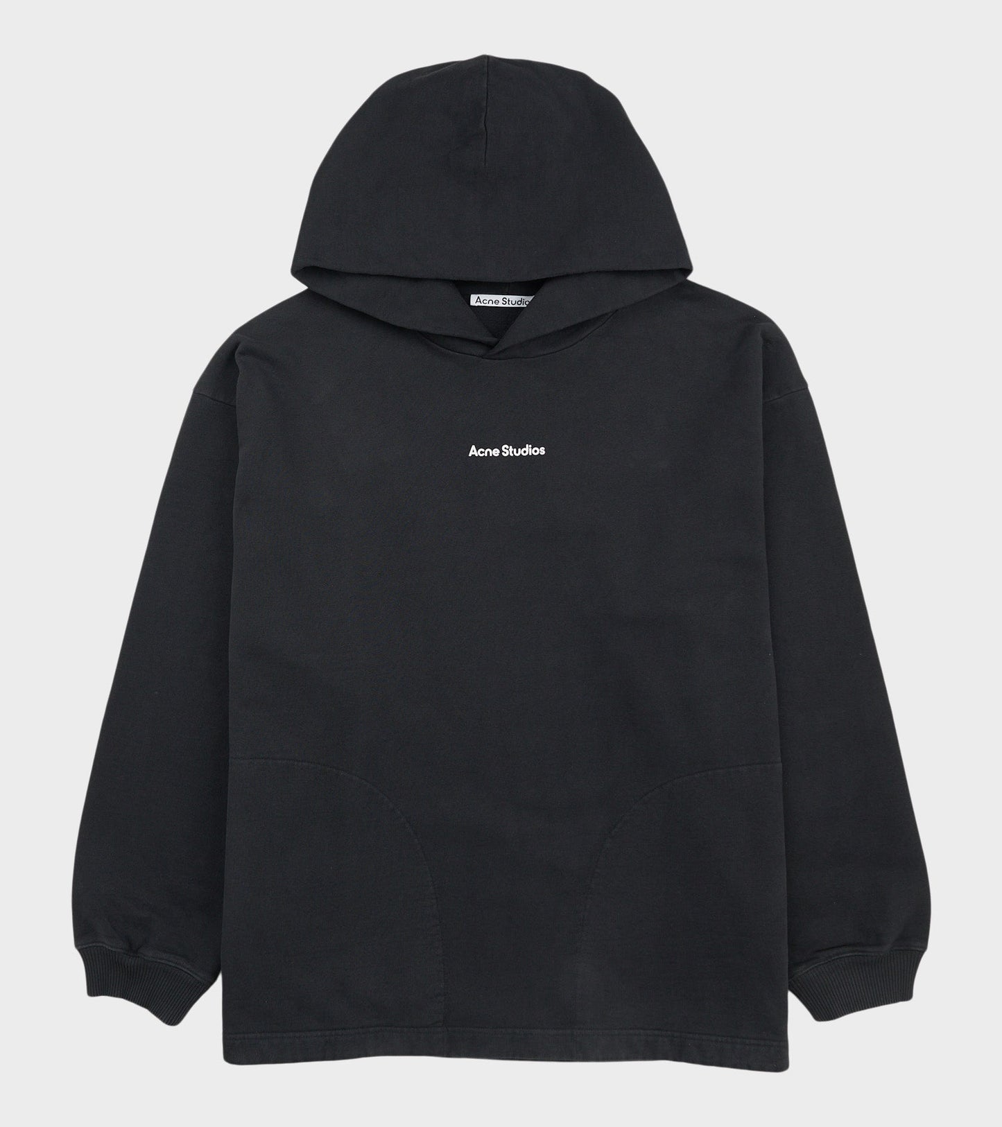 Logo Stamp Hoodie Black