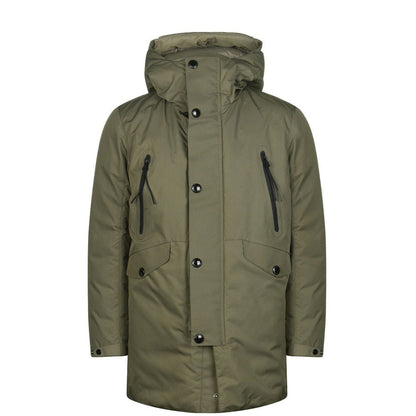Kids CP Company Khaki Goggle Down Jacket