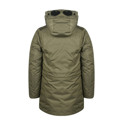 Kids CP Company Khaki Goggle Down Jacket