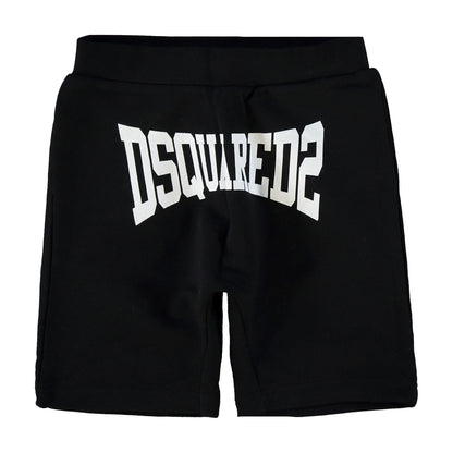 Kids DSQUARED2 Black Sweatshorts